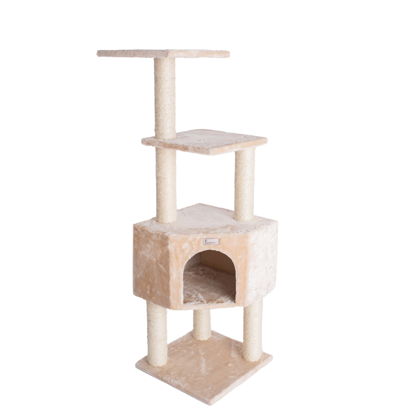 GleePet 48-inch beige cat tree