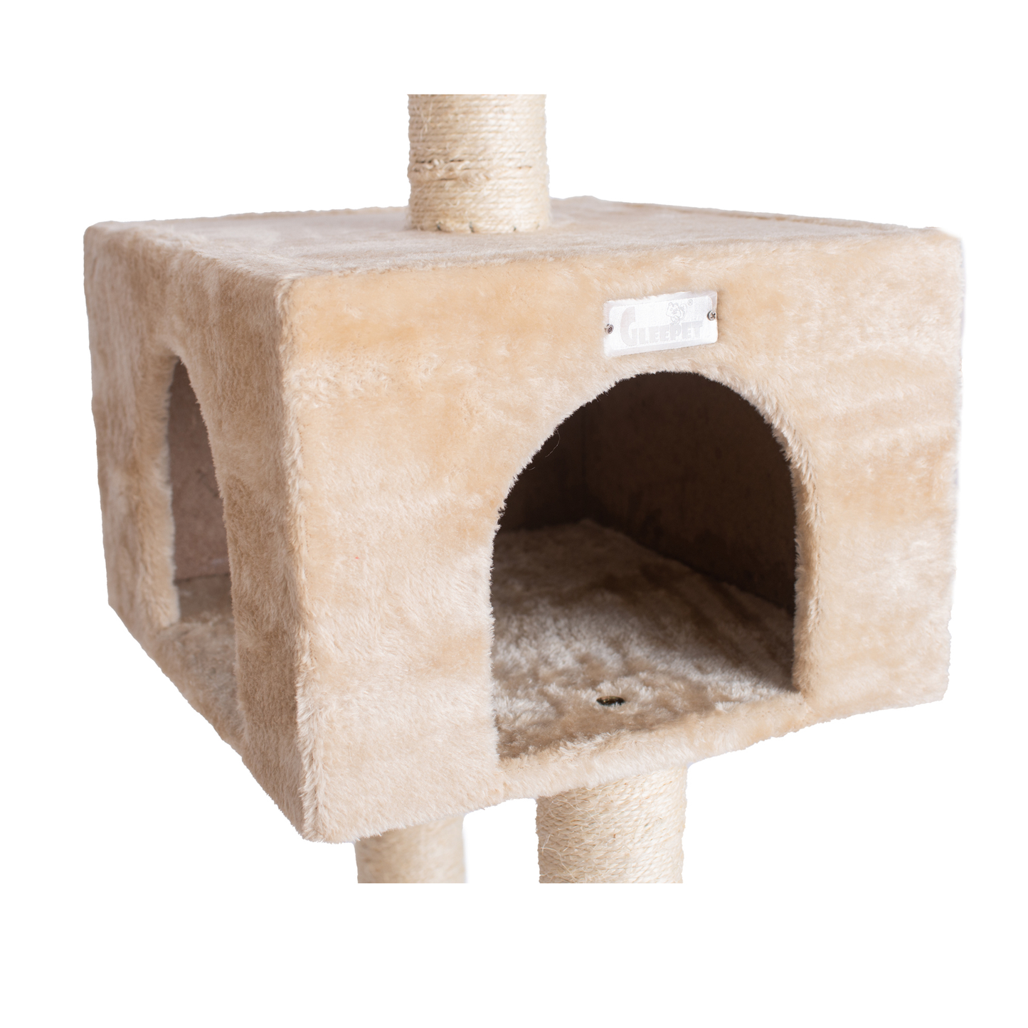 GleePet 57-inch beige cat tree