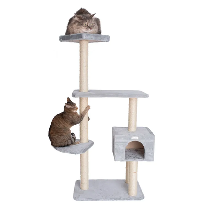 GleePet 57-inch gray cat tree