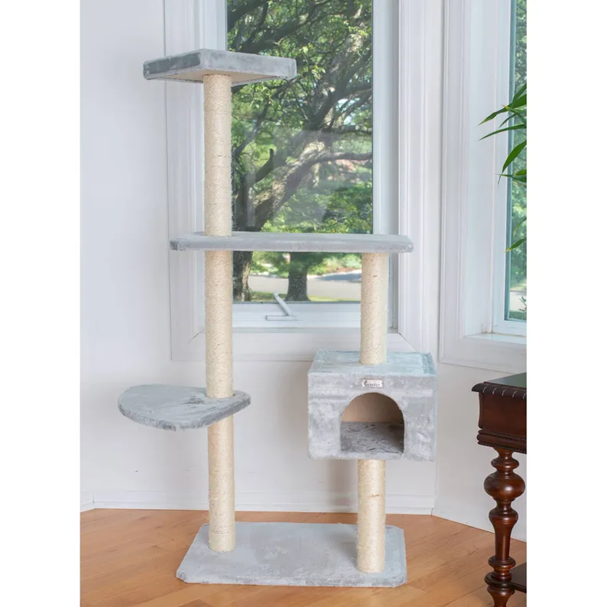 GleePet 57-inch gray cat tree