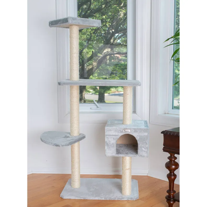 GleePet 57-inch gray cat tree