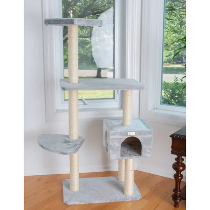 GleePet 57-inch gray cat tree