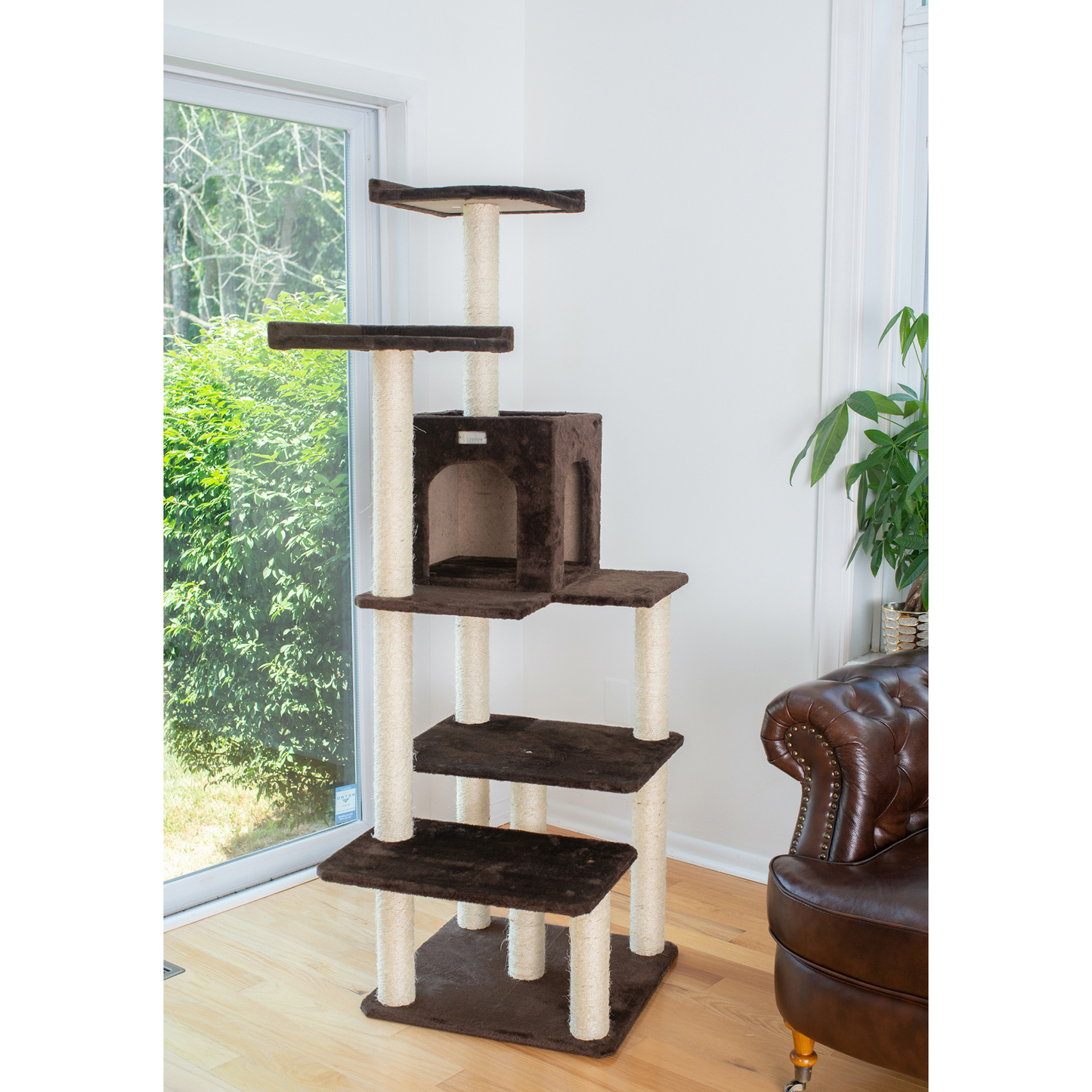 GleePet 66-inch four-level cat tree