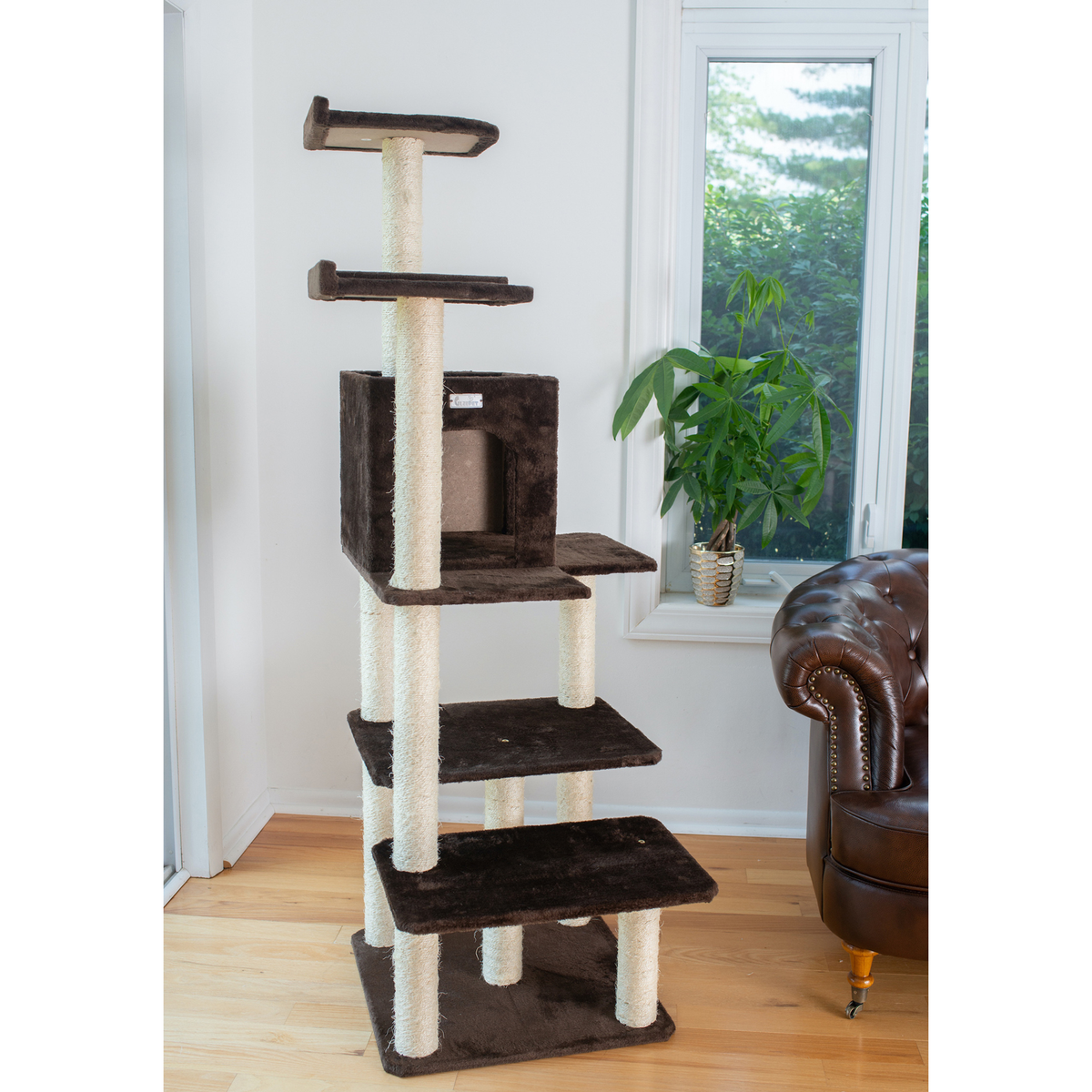 GleePet 66-inch four-level cat tree