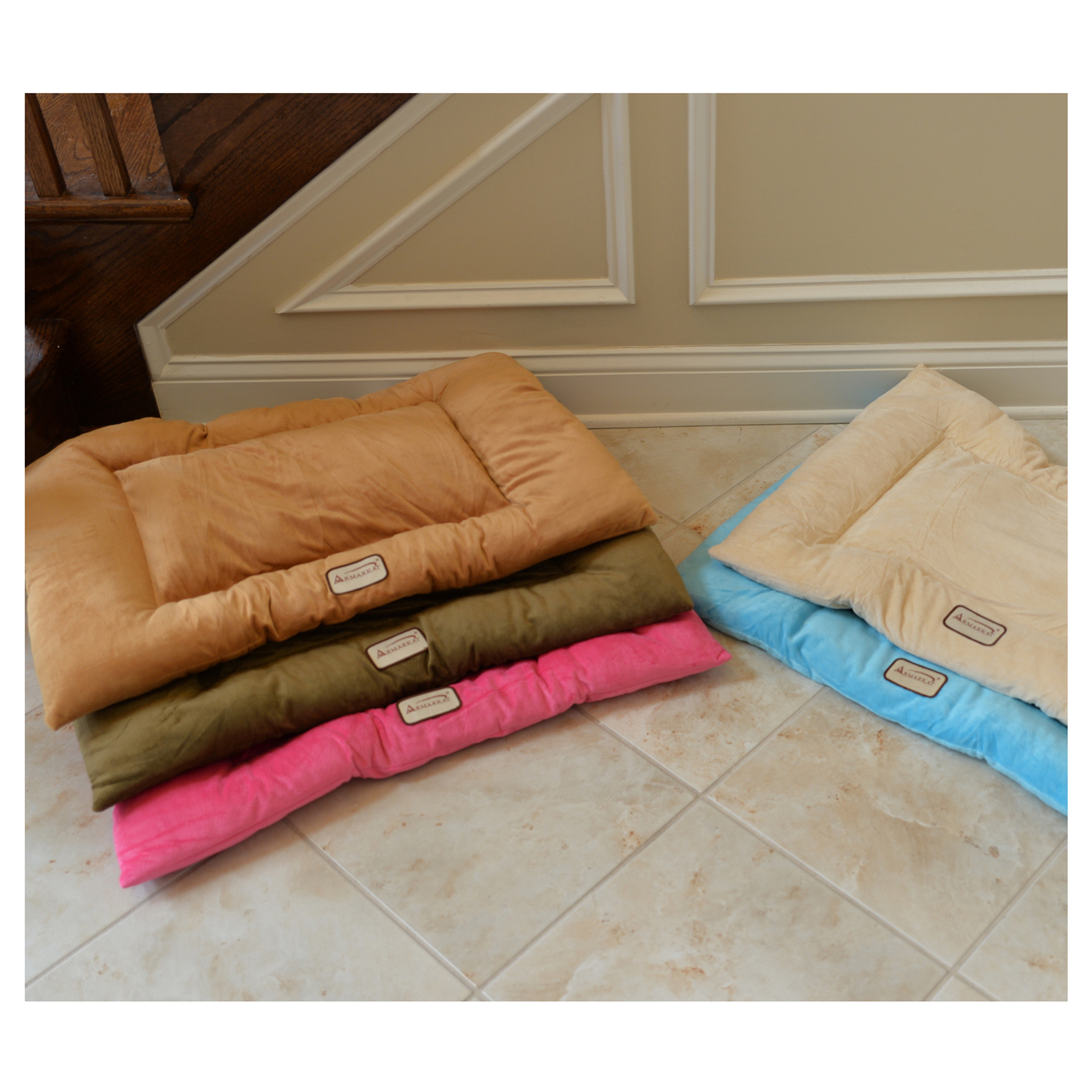 Armarkat Pet Bed Mat, Soft Dog Crate Pad With Poly Fill