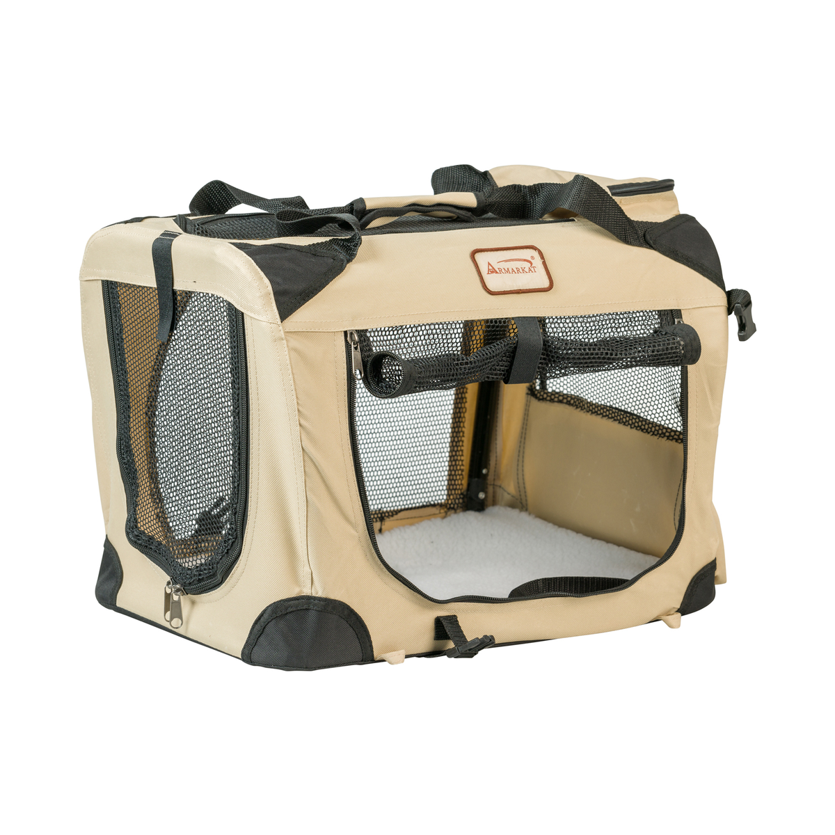 Armarkat Folding Soft Dog Crate Pet Travel Carrier