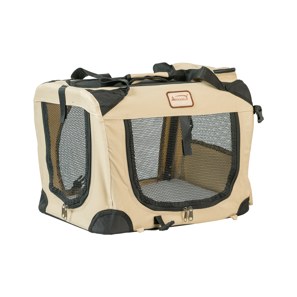 Armarkat Folding Soft Dog Crate Pet Travel Carrier