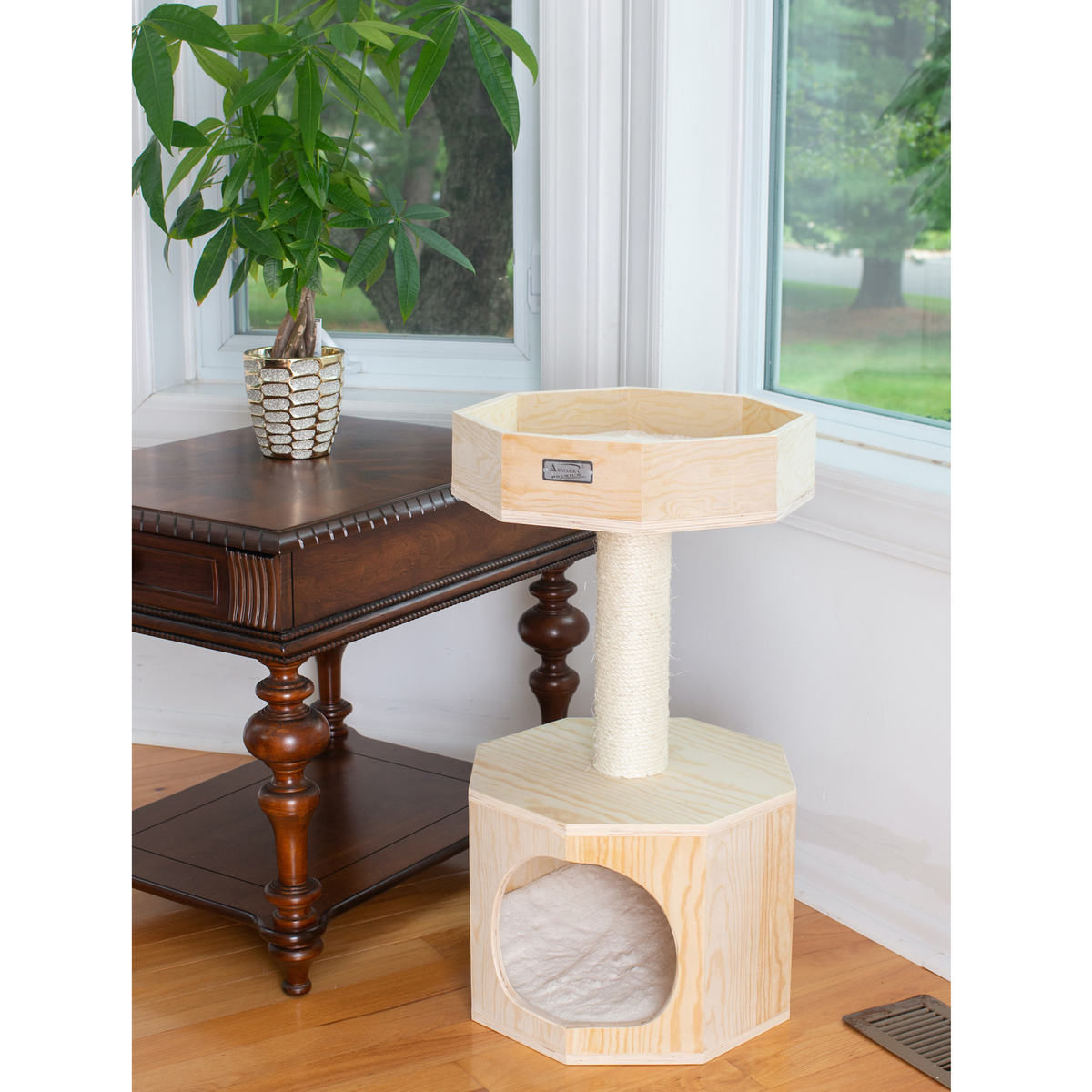 Armarkat Premium Scots Pine 29-Inch Cat Tree With Condo