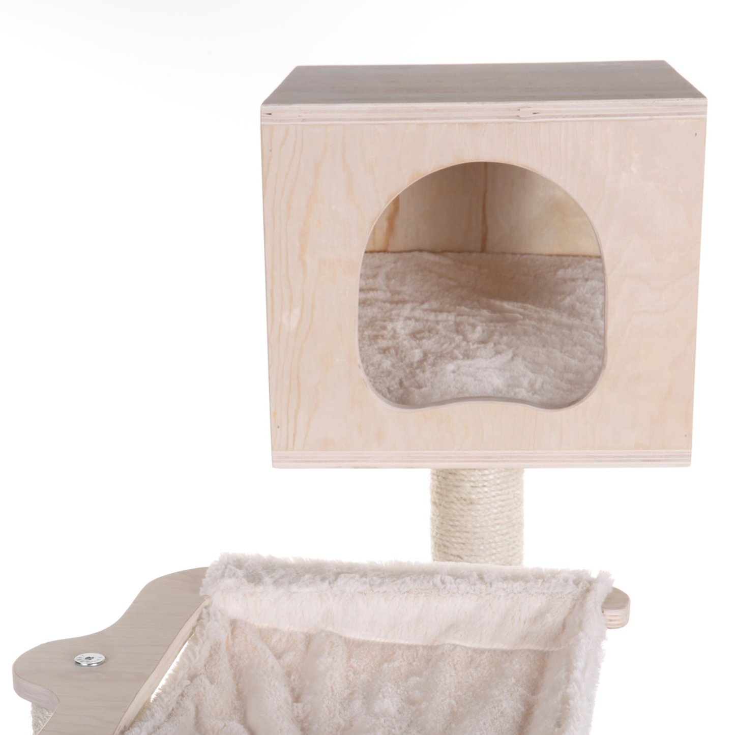 Armarkat Premium Scots Pine 50-Inch Solid Wood Cat Tree