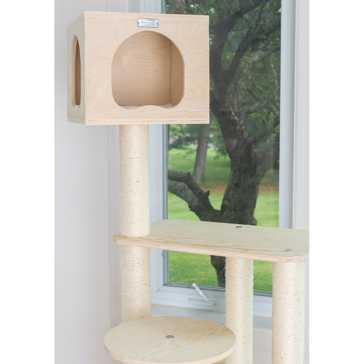 Armarkat Premium Scots Pine 69-Inch Cat Tree, Five Levels