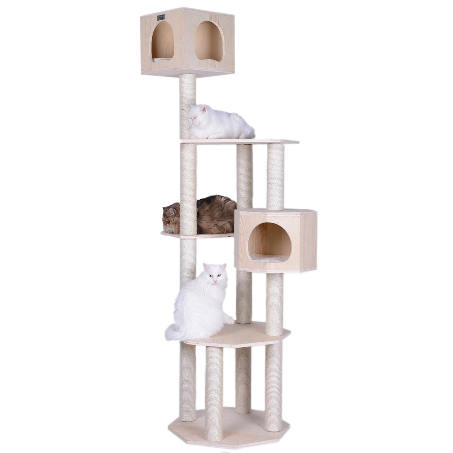 Armarkat Premium Scots Pine 85-Inch Tall Cat Tree Tower