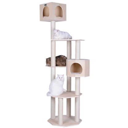 Armarkat Premium Scots Pine 85-Inch Tall Cat Tree Tower