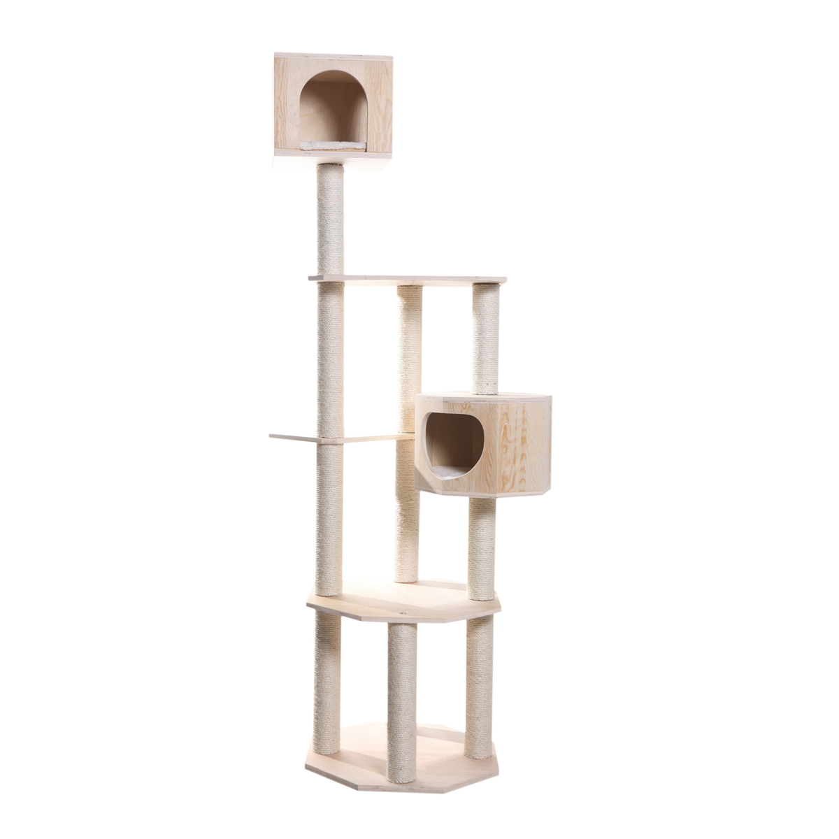 Armarkat Premium Scots Pine 85-Inch Tall Cat Tree Tower
