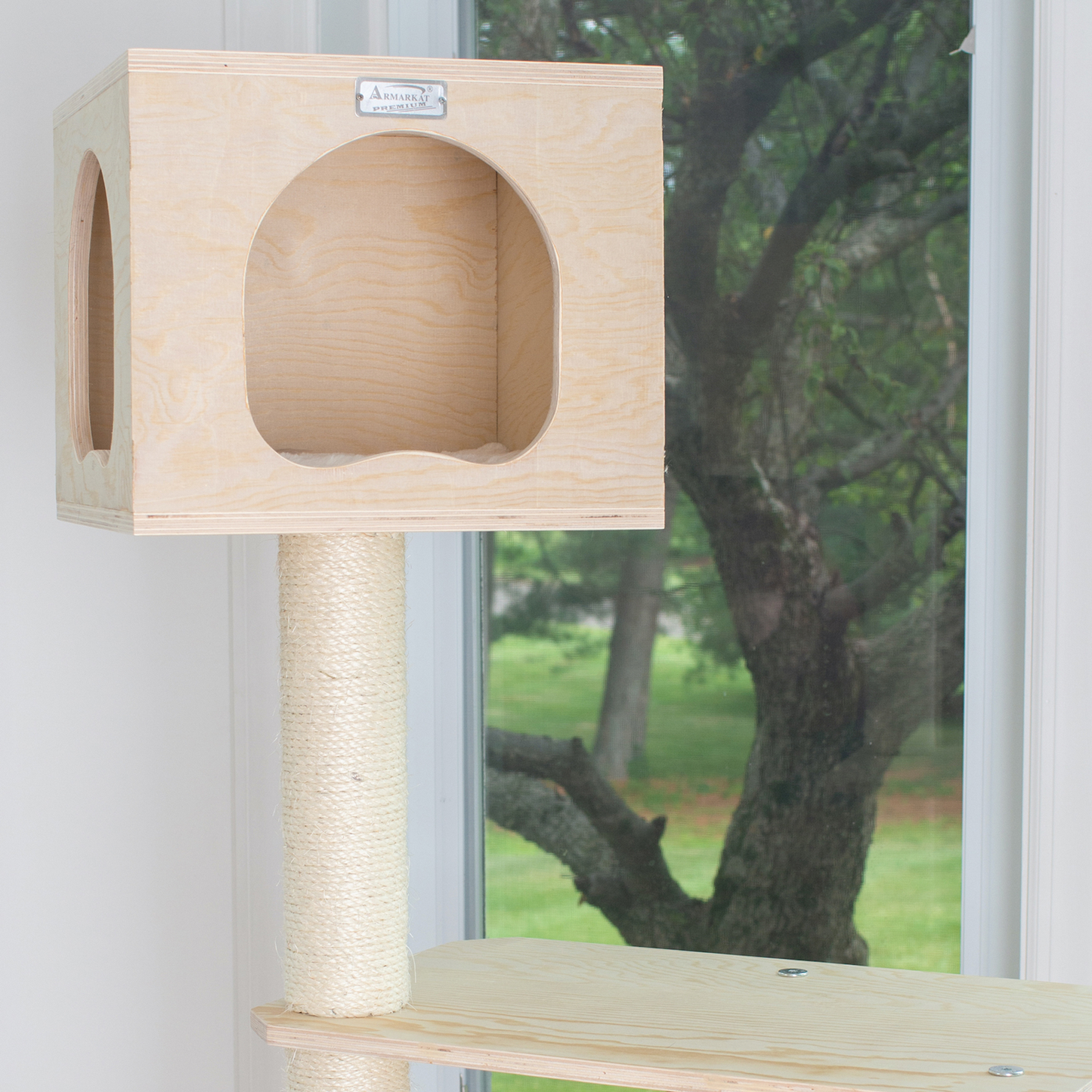 Armarkat Premium Scots Pine 85-Inch Tall Cat Tree Tower