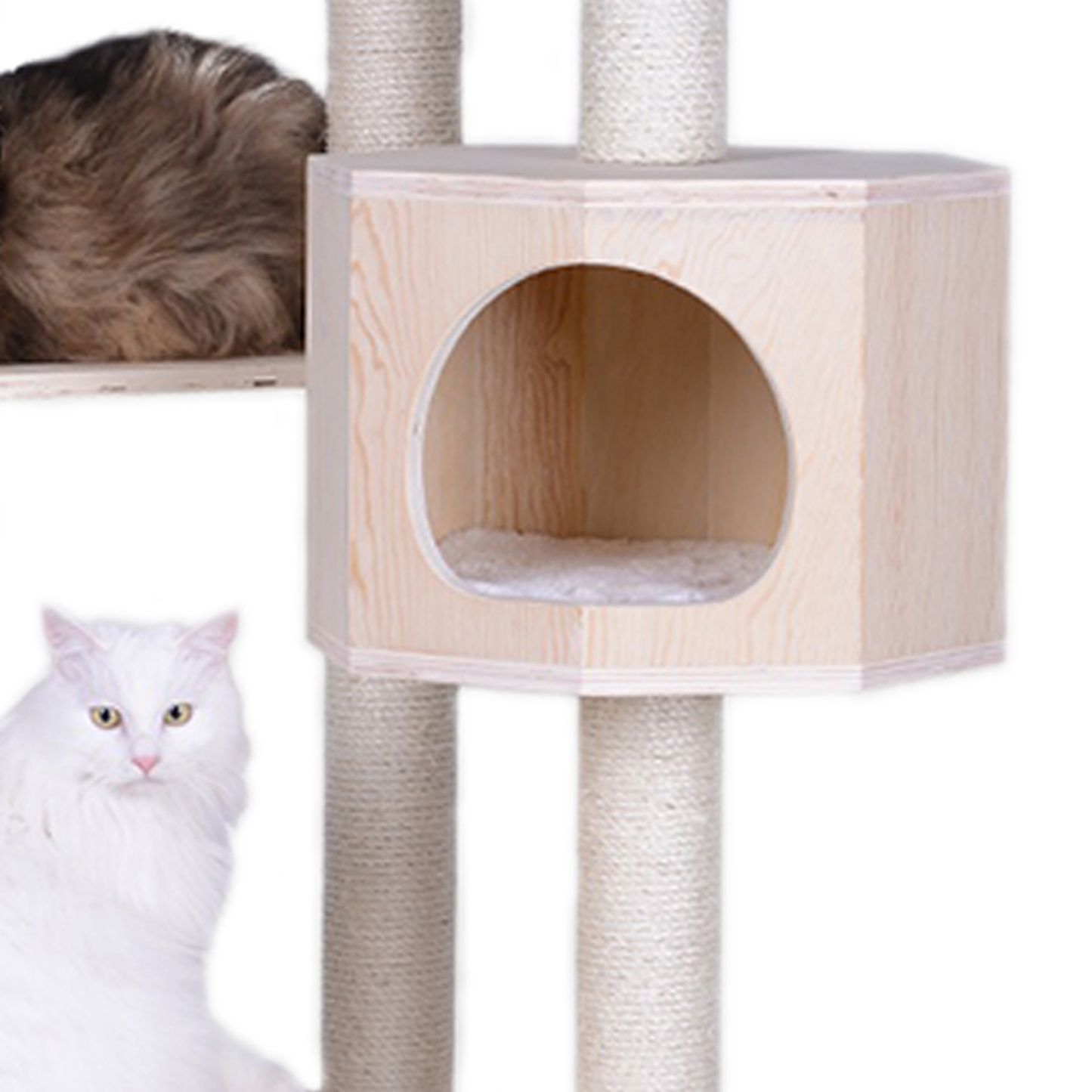 Armarkat Premium Scots Pine 85-Inch Tall Cat Tree Tower