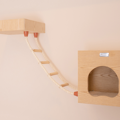 Armarkat wall-mounted cat climbing ladder
