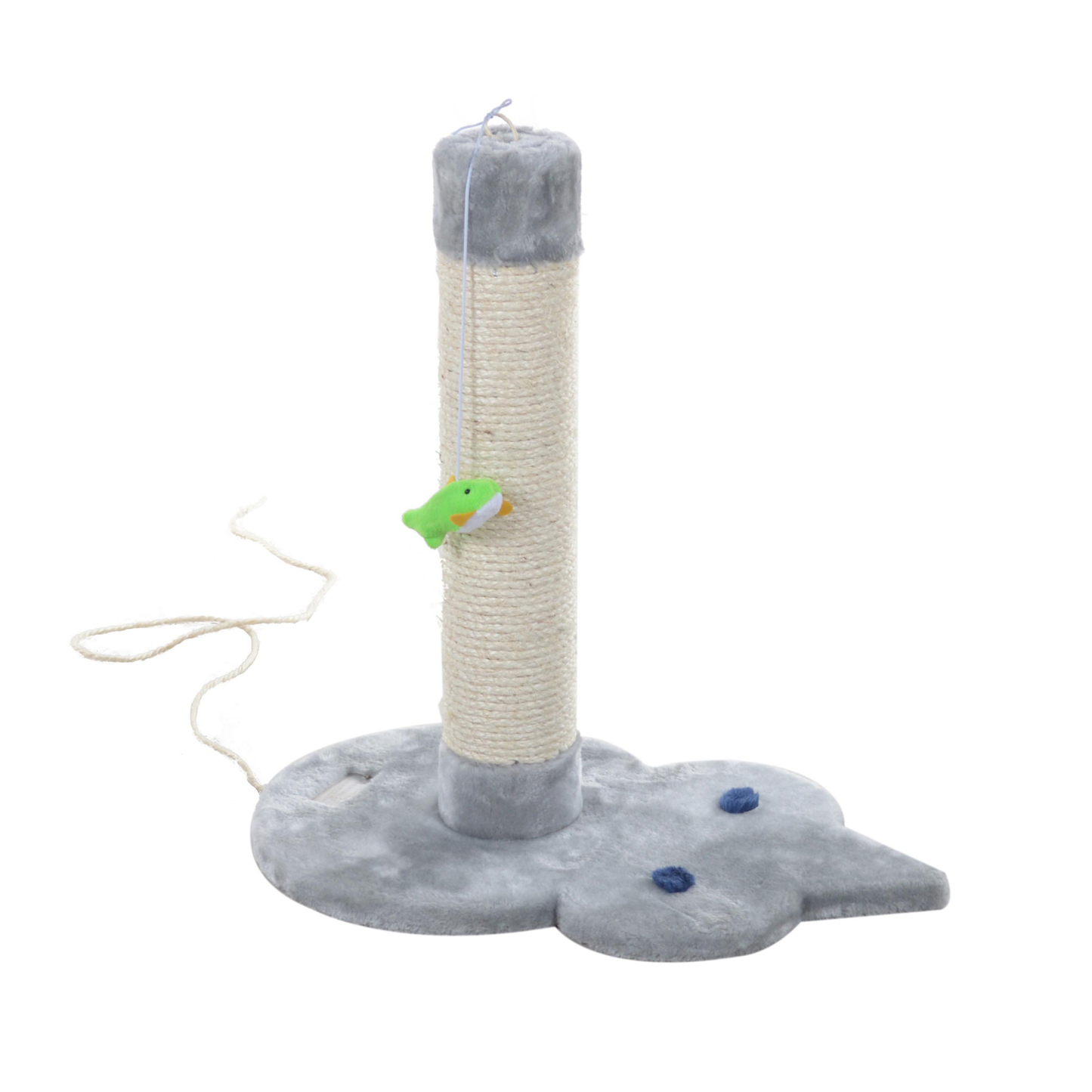Armarkat Mouse-Shape Cat Scratcher with Rope Toys