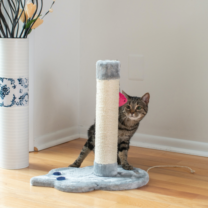 Armarkat Mouse-Shape Cat Scratcher with Rope Toys