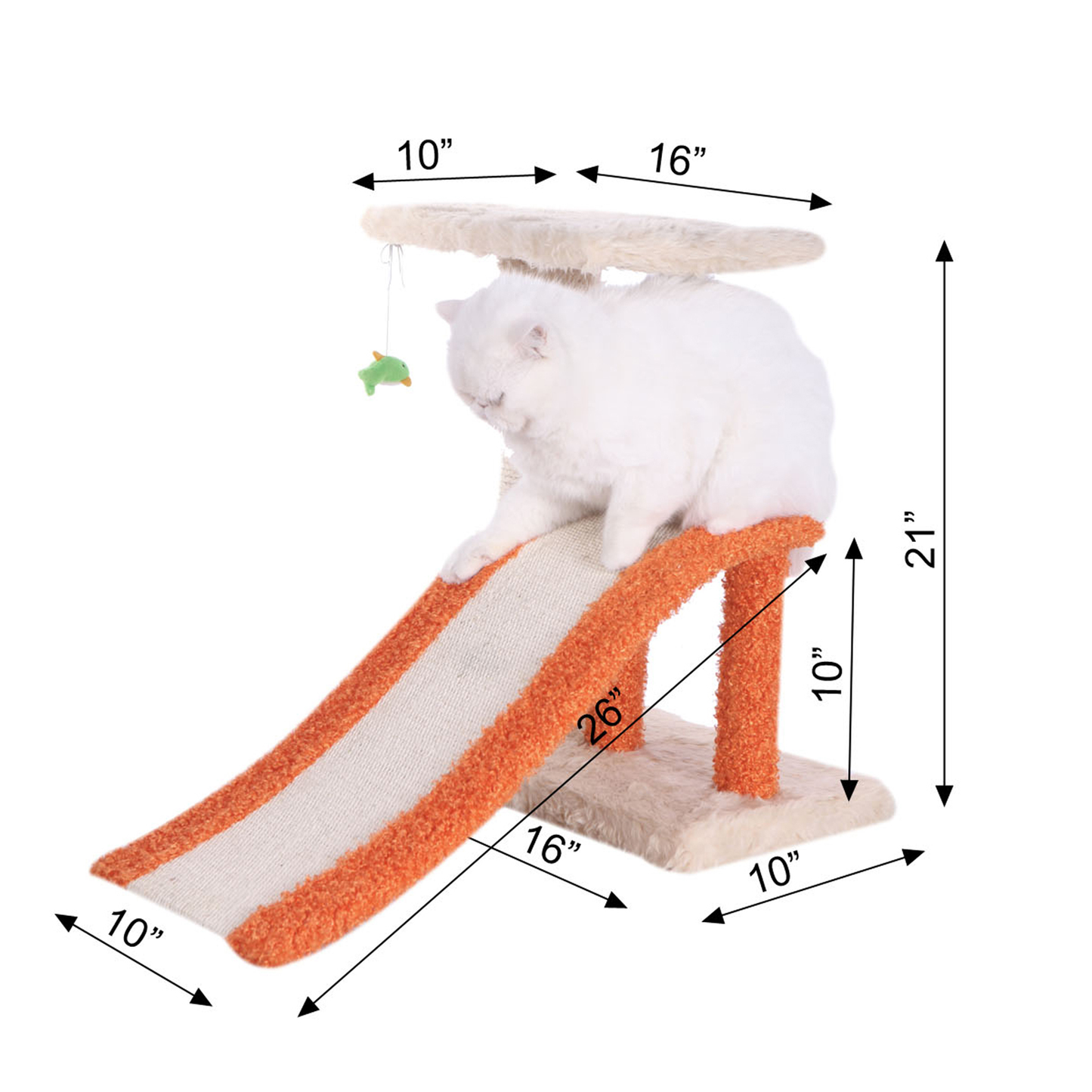 Armarkat Two-Level Platform Scratcher