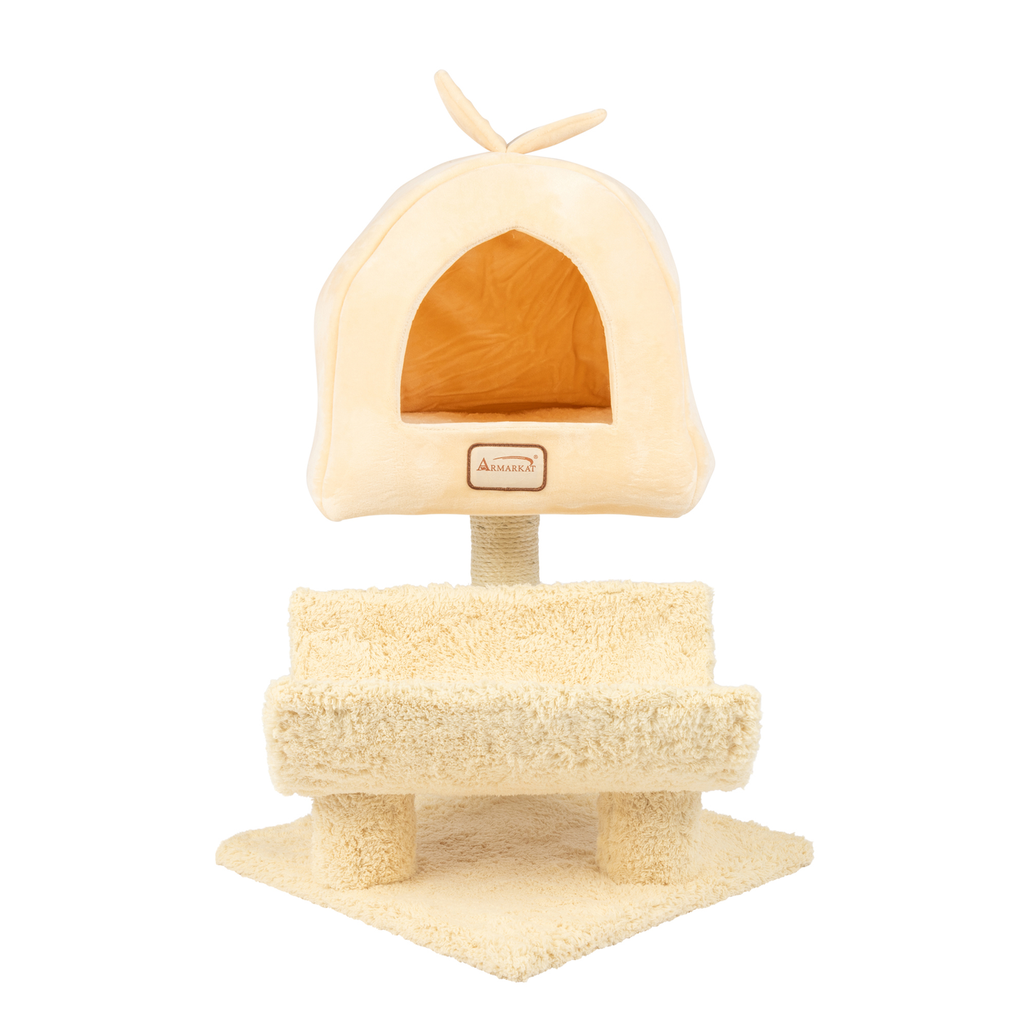 Armarkat 3-tier cat condo with scratching post