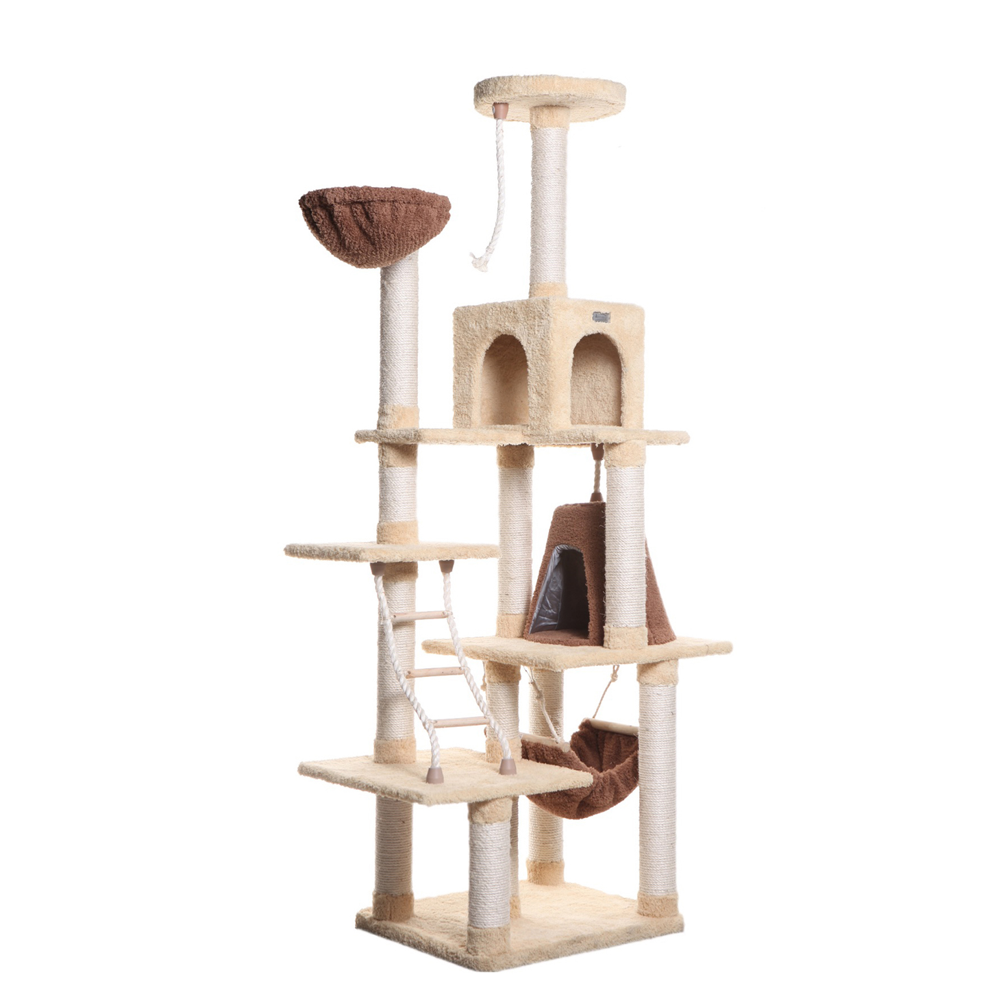 Armarkat 78" Real Wood Cat Climber Play House
