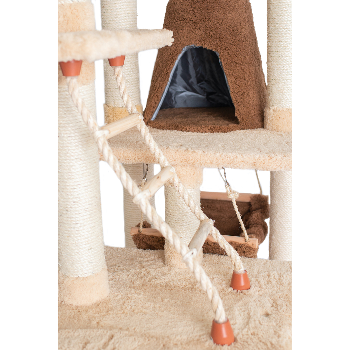 Armarkat 78" Real Wood Cat Climber Play House