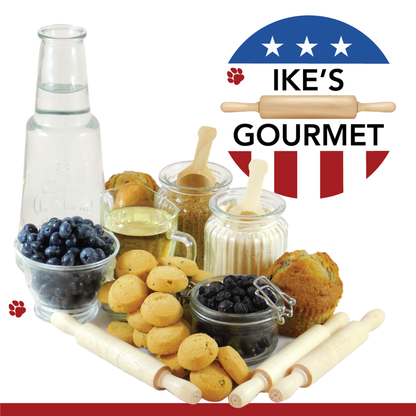 Ike's Gourmet Blueberry Muffin Dog Treat Cookies, 8 oz
