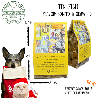 Bow Wow Chews Tin Fish Cat & Dog Treats