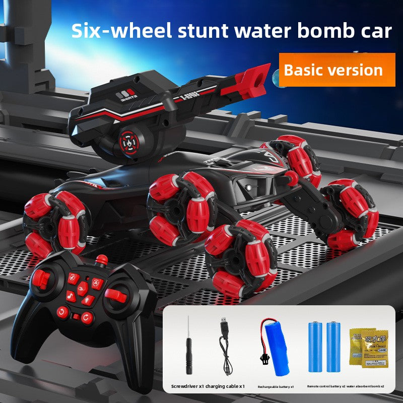 Six-wheel remote control tank, view 7