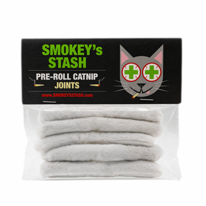 Smokey's Stash Catnip Pre-Rolled Joints Cat Toy
