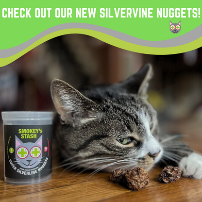 Smokey's Stash Silvervine Nuggets Catnip Alternative