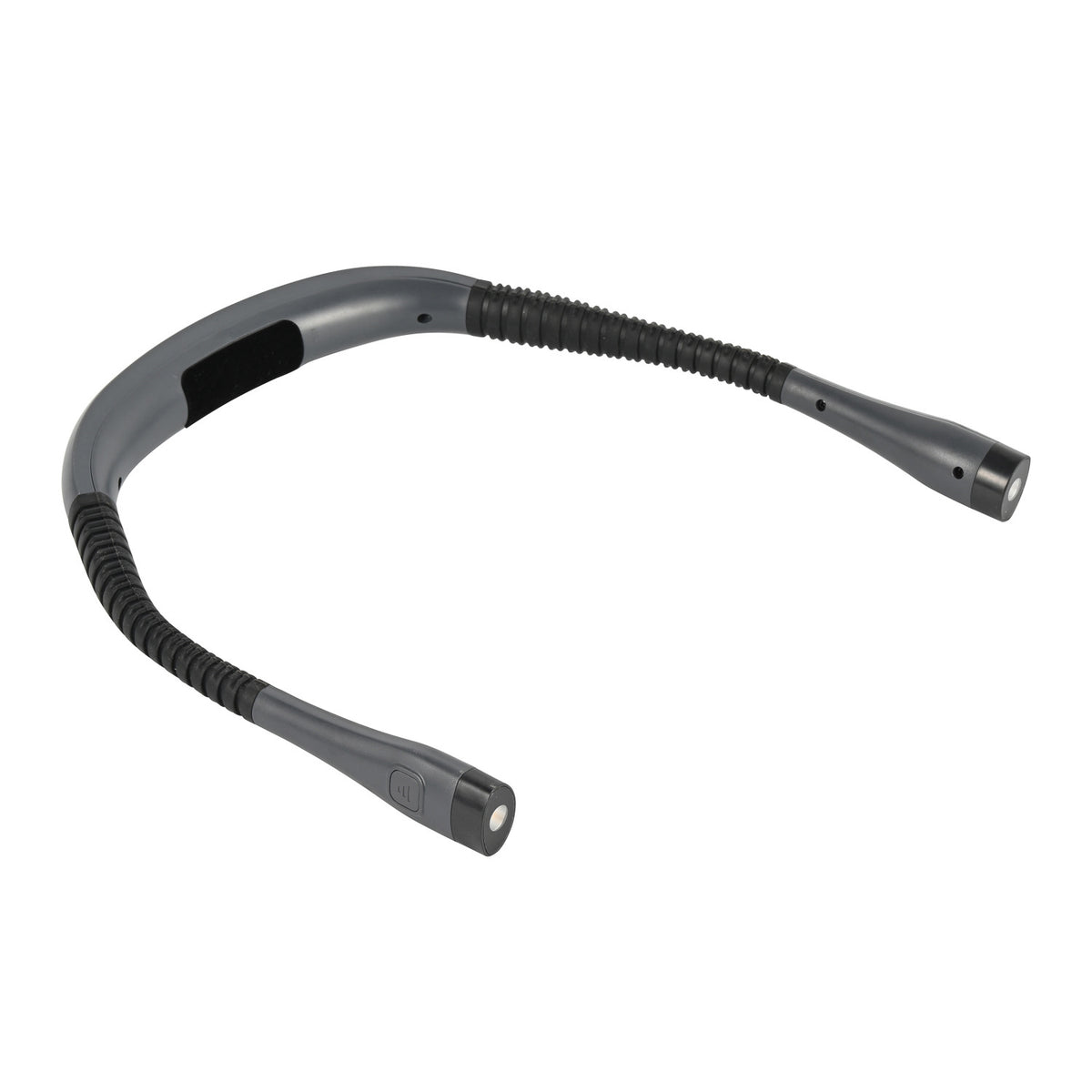 Neck-worn lamp with flexible gooseneck for eye-friendly reading