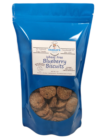 Charlie's Treats Bakery Wheat-Free Blueberry Dog Biscuits