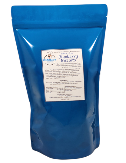 Charlie's Treats Bakery Wheat-Free Blueberry Dog Biscuits