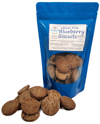 Charlie's Treats Bakery Wheat-Free Blueberry Dog Biscuits