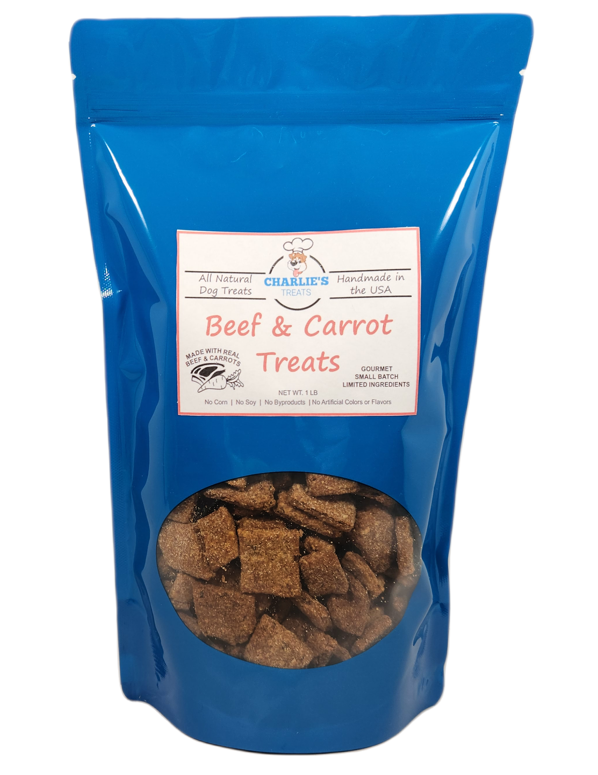 Charlie's Treats Bakery Beef & Carrot Dog Treats