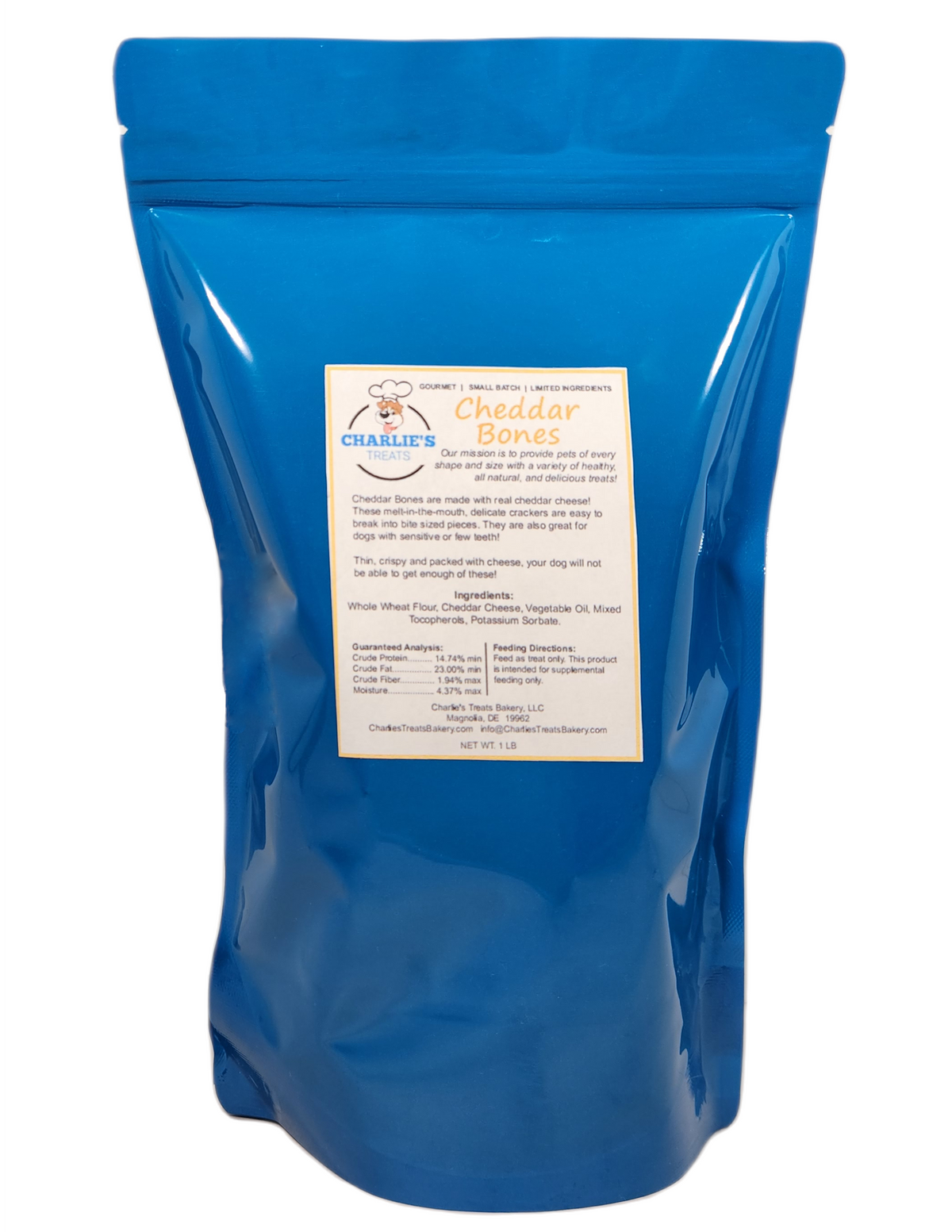 Charlie's Treats Bakery Cheddar Bones Dog Treats