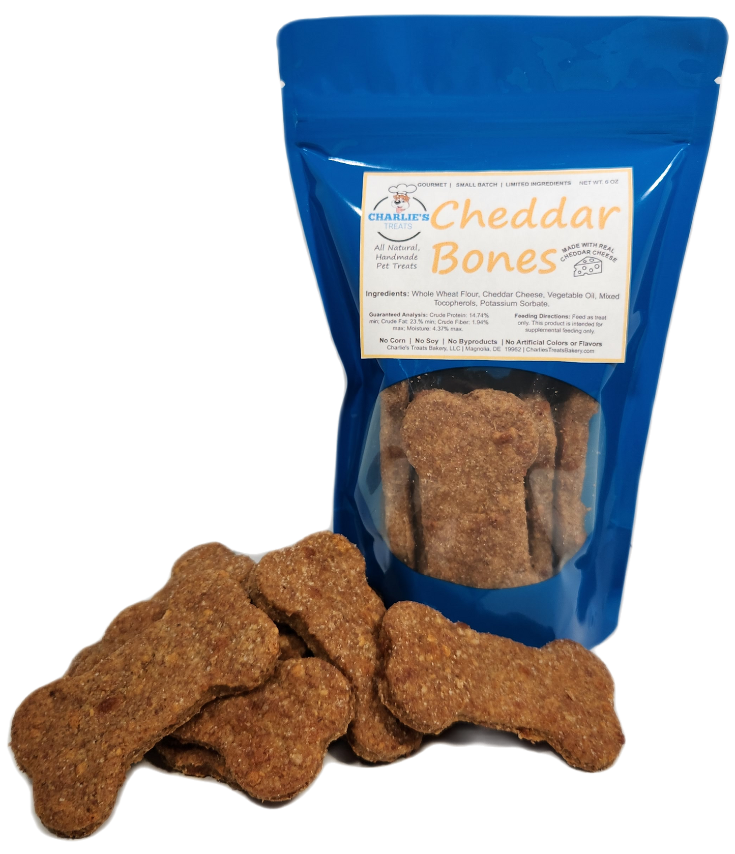 Charlie's Treats Bakery Cheddar Bones Dog Treats