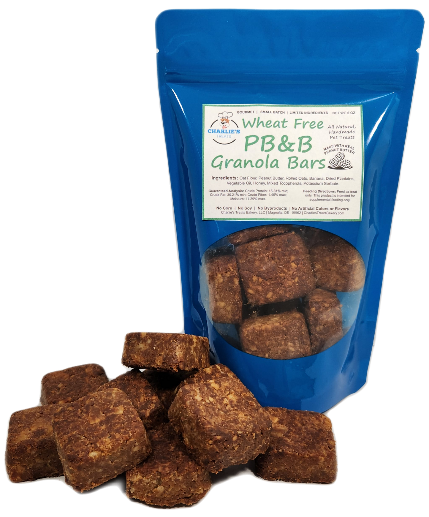 Charlie's Treats Bakery Wheat-Free PB&B Granola Dog Bars