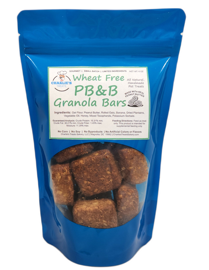 Charlie's Treats Bakery Wheat-Free PB&B Granola Dog Bars