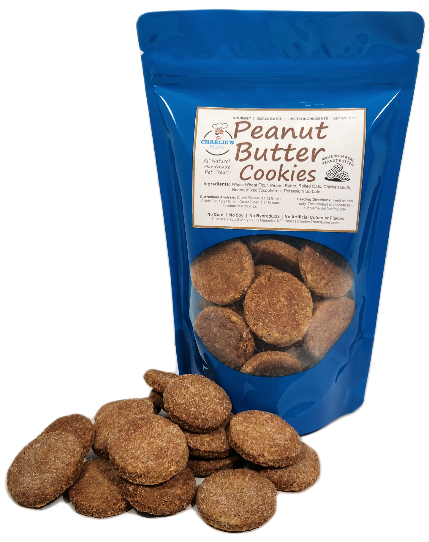 Charlie's Treats Bakery Peanut Butter Dog Cookies
