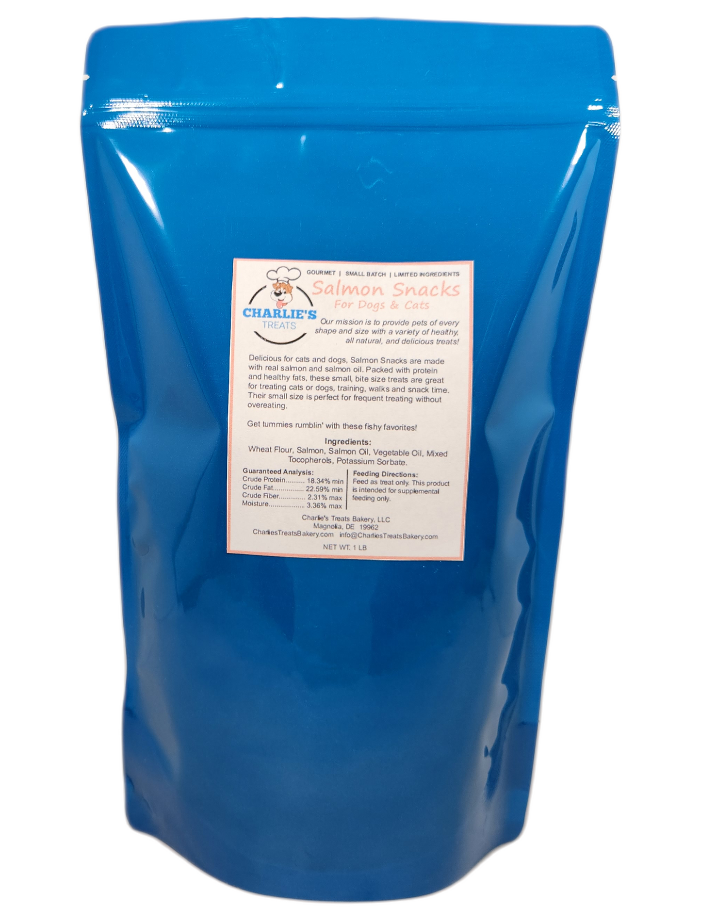 Charlie's Treats Bakery Salmon Snacks Pet Treats