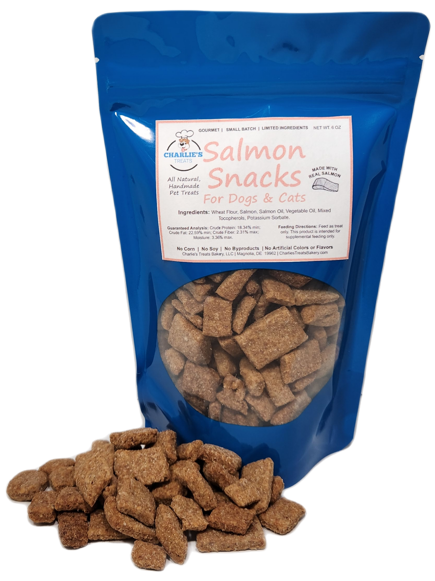 Charlie's Treats Bakery Salmon Snacks Pet Treats