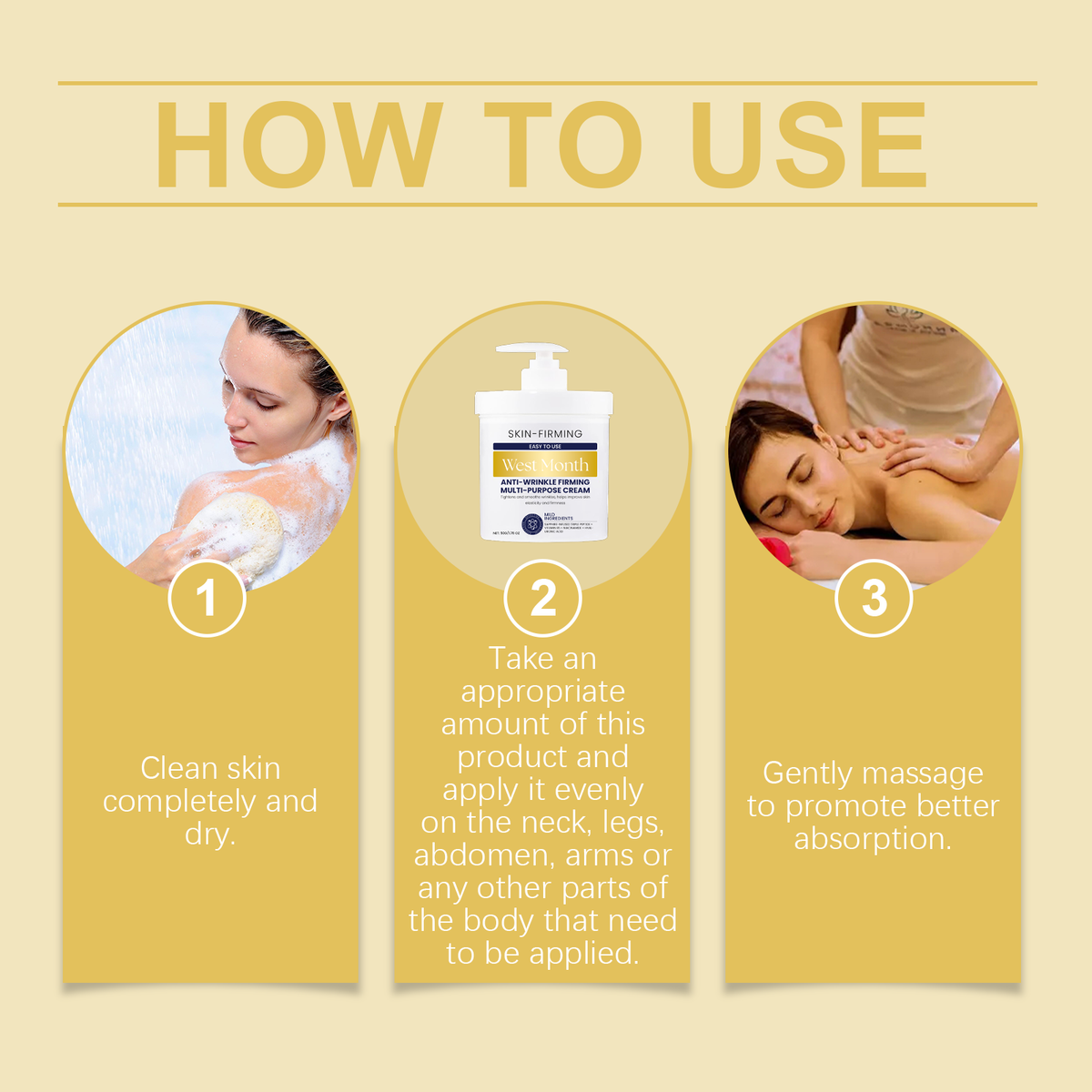West&Month Moisturizing Skin Care Body Cream