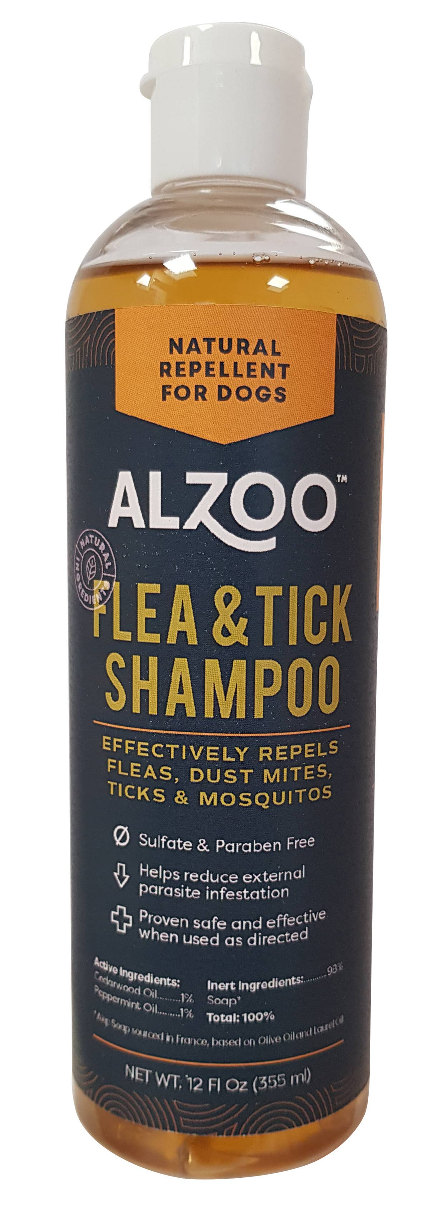 ALZOO Flea & Tick Dog Shampoo