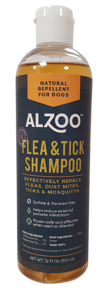 ALZOO Flea & Tick Dog Shampoo