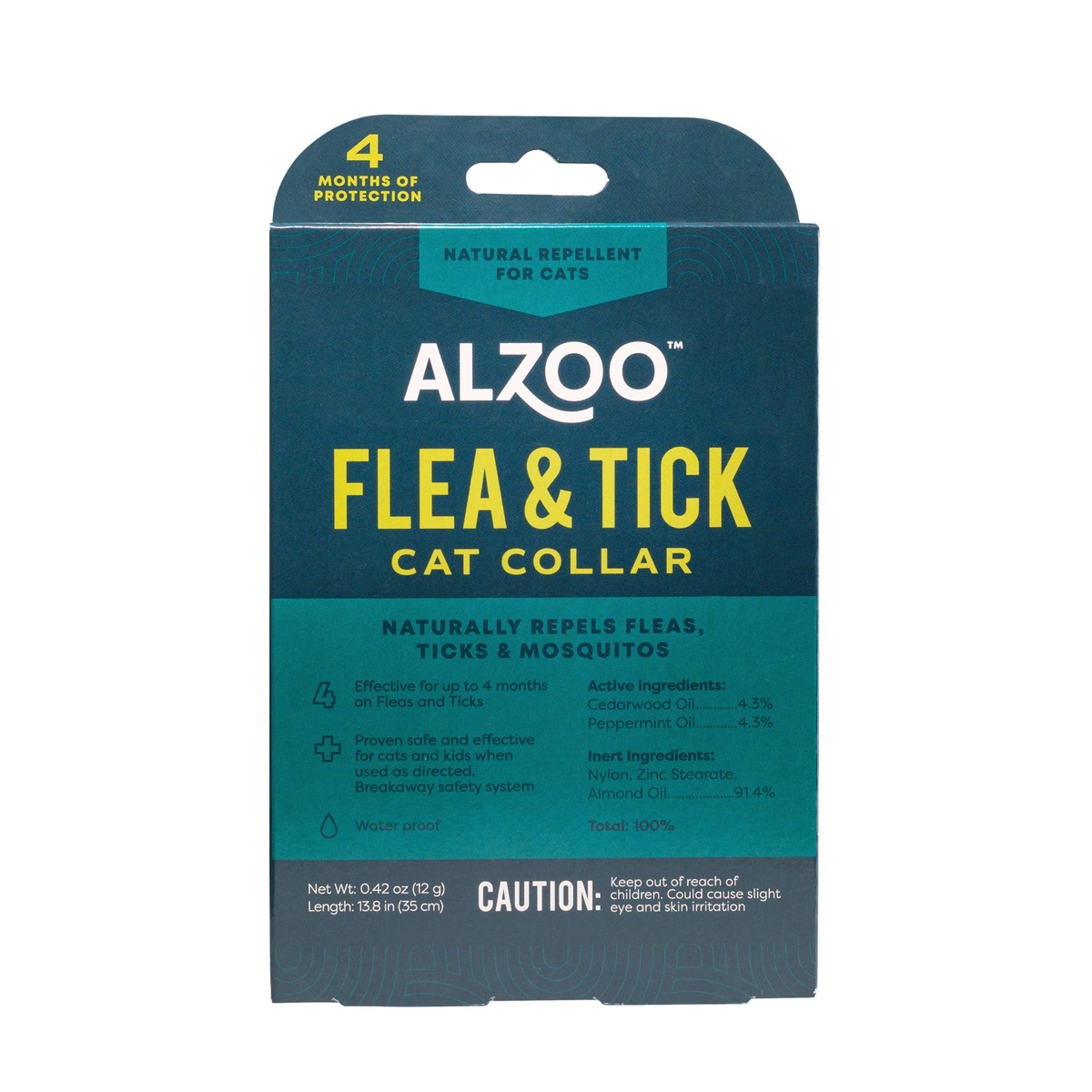 ALZOO Flea & Tick Collar for Cats