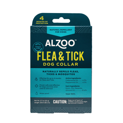 ALZOO Plant-Based Flea & Tick Dog Collar
