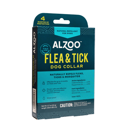 ALZOO Plant-Based Flea & Tick Dog Collar