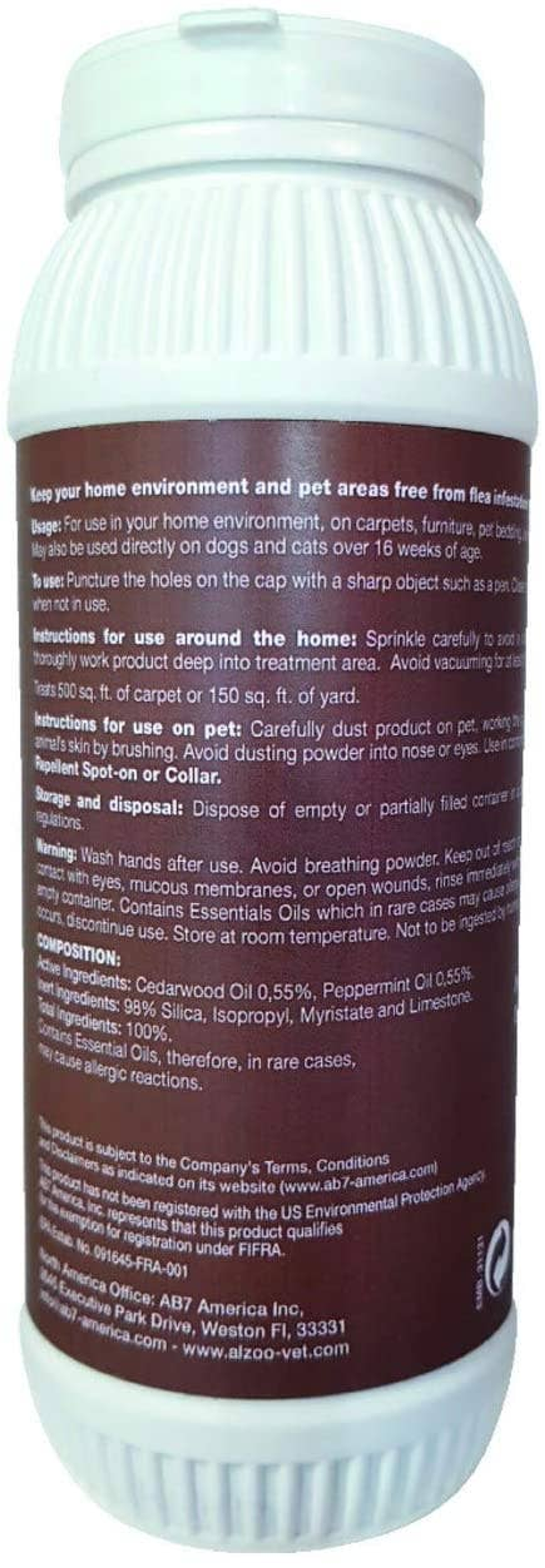 ALZOO G+ Flea & Tick Environment Powder